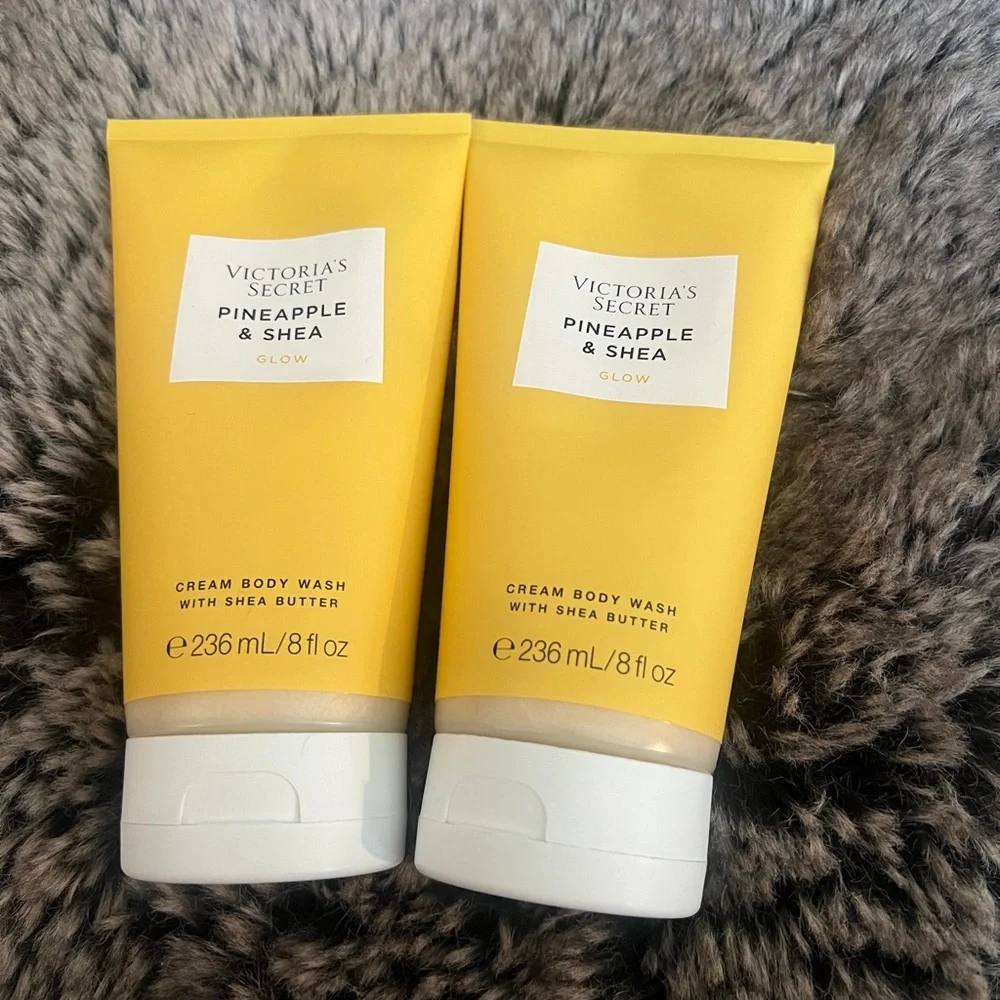 Victoria’s Secret PINEAPPLE & SHEA GLOW Cream Body Wash 8 floz / 236 ml